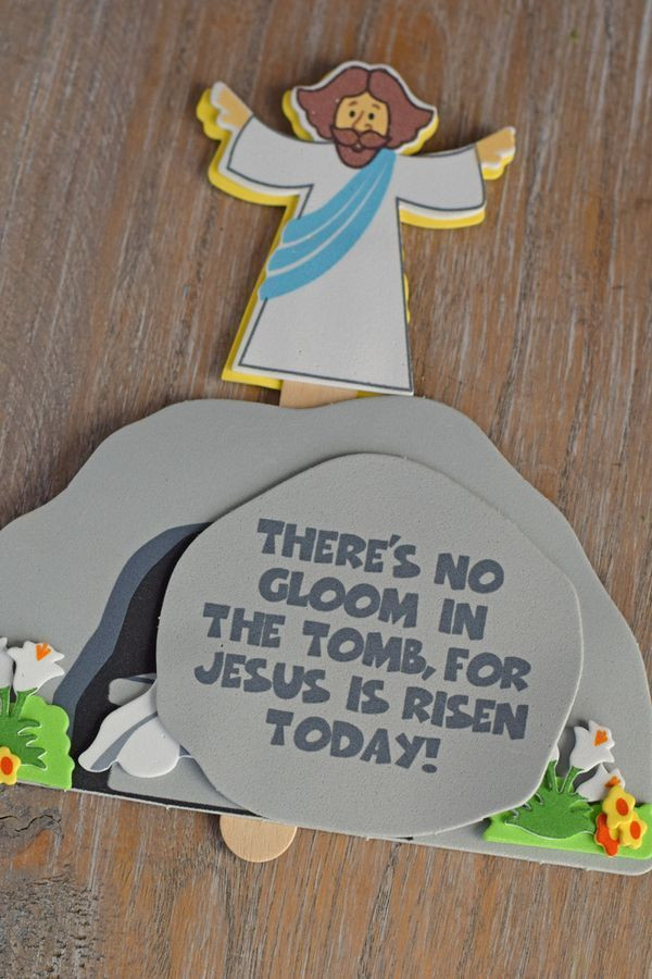 Easter Sunday School Ideas
 Jesus and the Tomb Craft for Kids at Easter Neat for