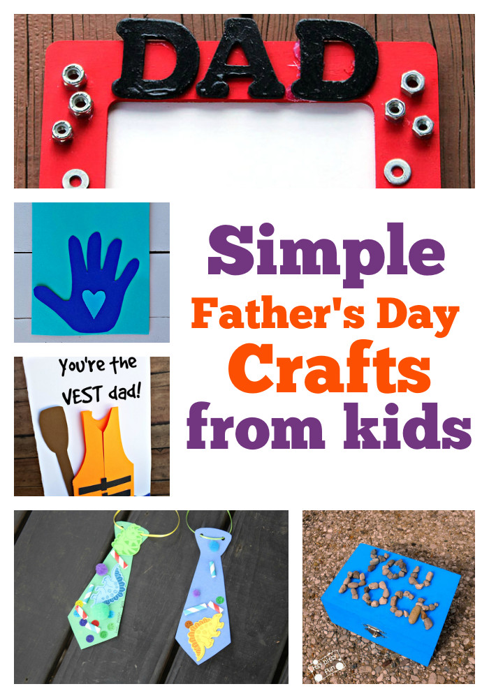Easy Fathers Day Crafts
 Simple Father s Day Crafts from Kids Boogie Wipes