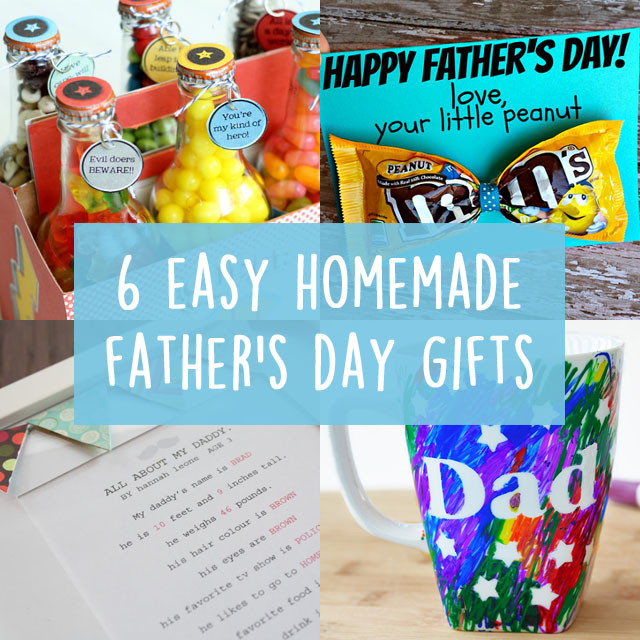 Easy Homemade Fathers Day Gifts
 BeHappyMum