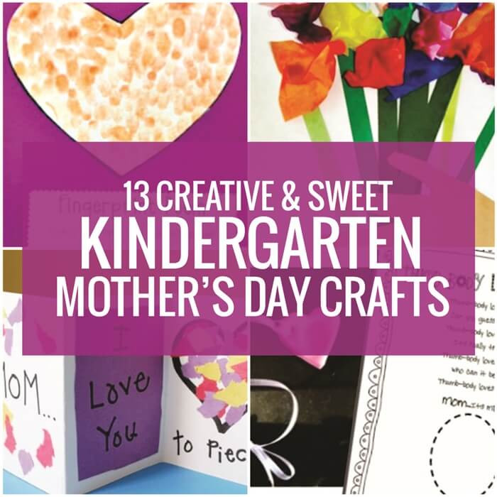 Easy Mother's Day Crafts For Preschoolers
 13 Creative and Sweet Kindergarten Mother s Day Crafts
