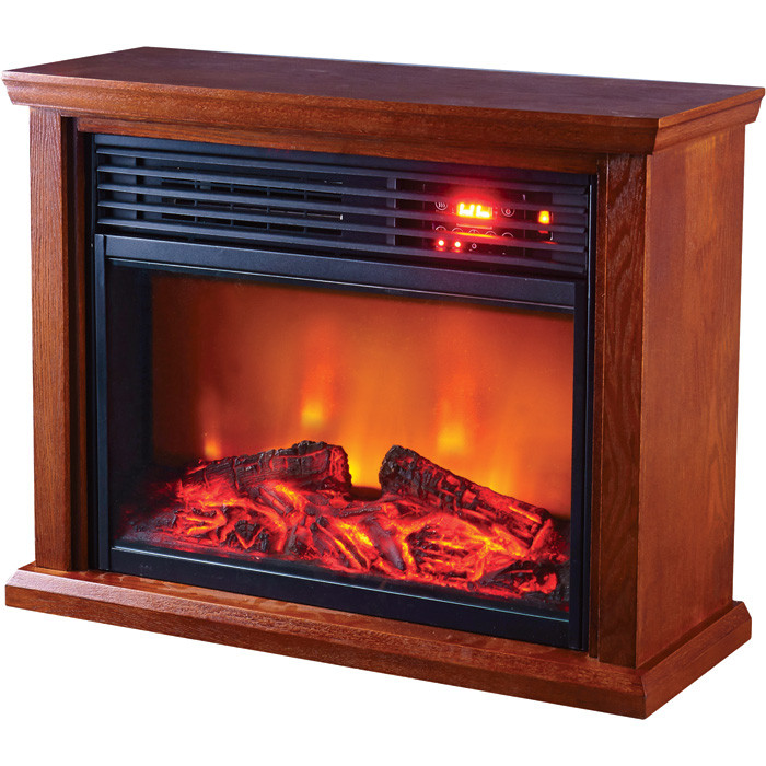 Electric Fireplace Heaters
 ProFusion Heat Infrared Electric Fireplace — 5118 BTU Oak