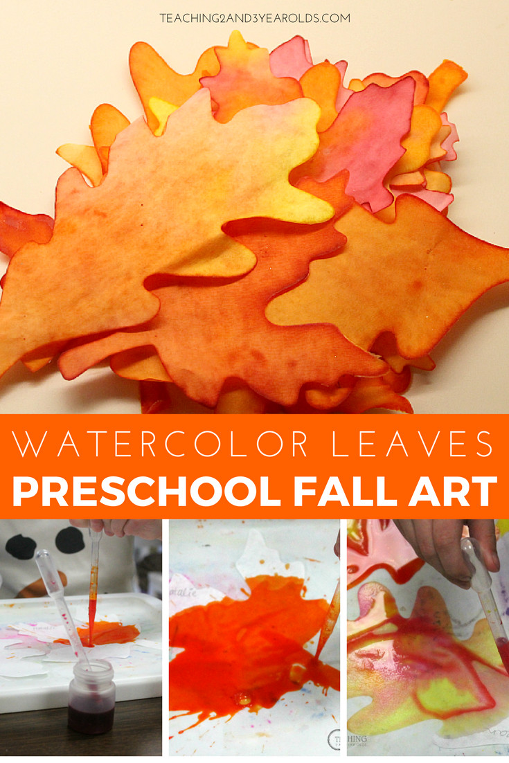 Fall Art Activities For Preschool
 Beautiful Watercolor Fall Leaf Art Activity for Preschoolers