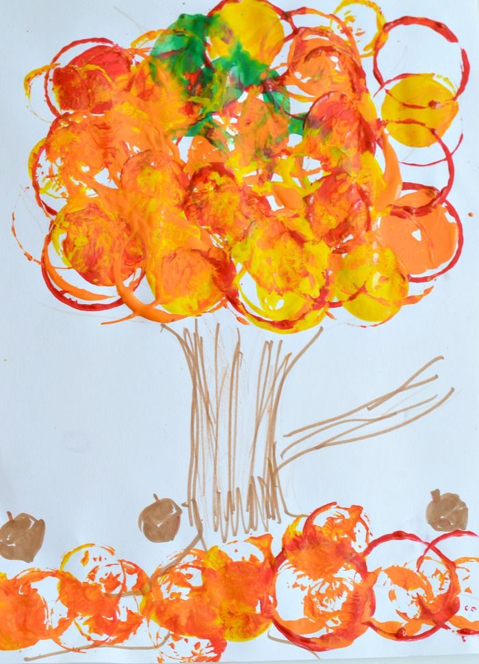 Fall Art Activities For Preschool
 Fall Art Projects for Kids Easy fall tree printing