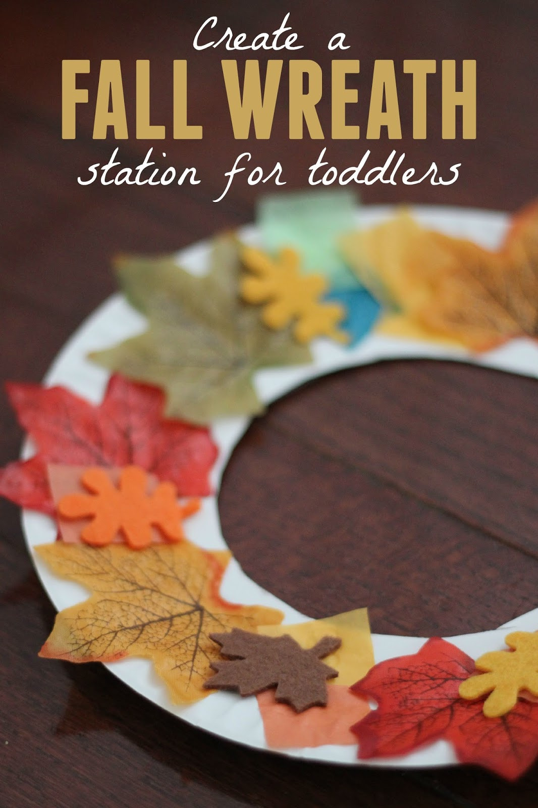 Fall Craft Ideas For Preschoolers
 Toddler Approved Fall Wreath Making Station for Toddlers