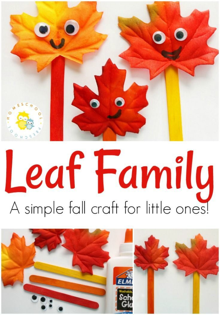 Fall Craft Ideas For Preschoolers
 Make a Simple Leaf Craft for Toddlers and Preschoolers