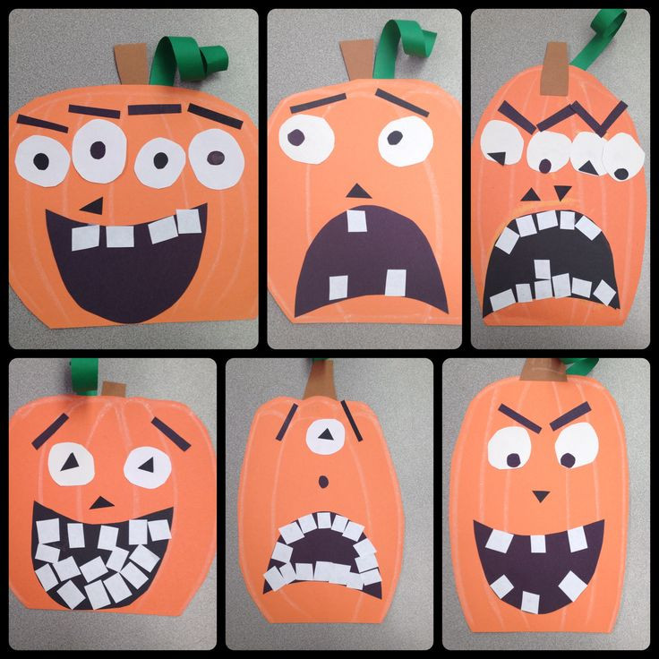 Fall Crafts For Elementary Students
 Halloween pumpkin art lesson project special education