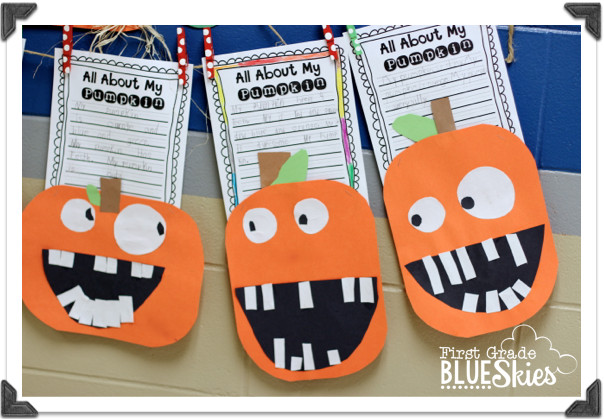 Fall Crafts For First Graders
 Pumpkin Week FREEBIES Lots of freebies on here for