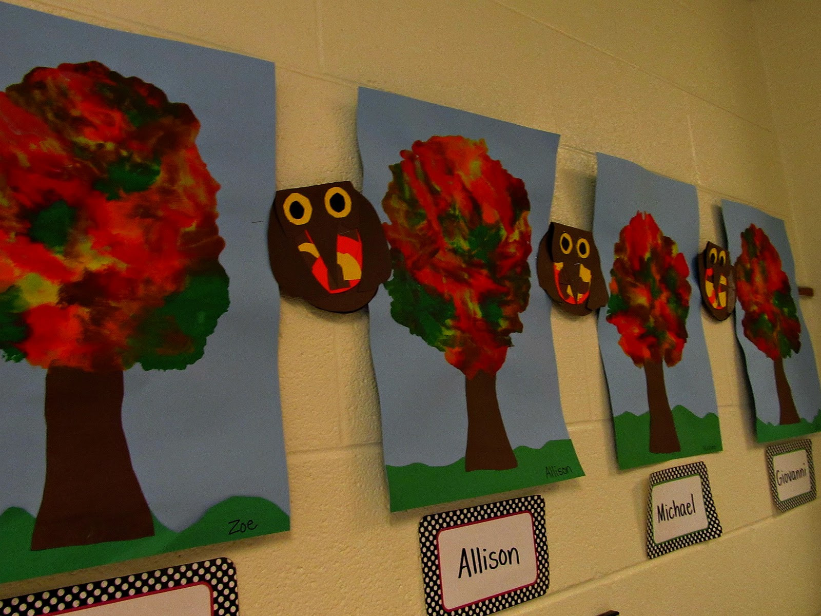 Fall Crafts For First Graders
 Serenade to Second Grade Fall Tree Art