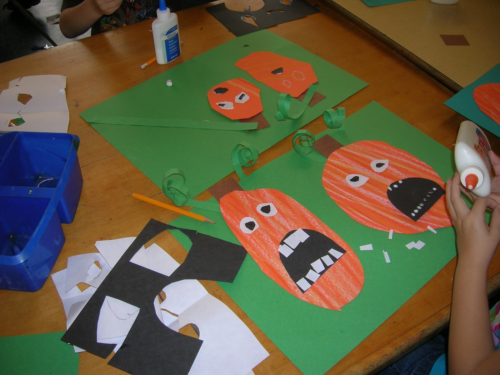 Fall Crafts For First Graders
 The Elementary Art Room Silly Pumpkins