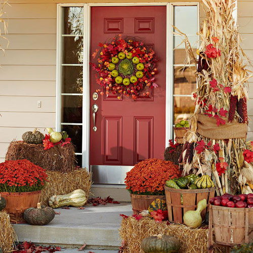 Fall Decorating Ideas For Outside
 10 Entryway Ideas That Celebrate Fall in Style
