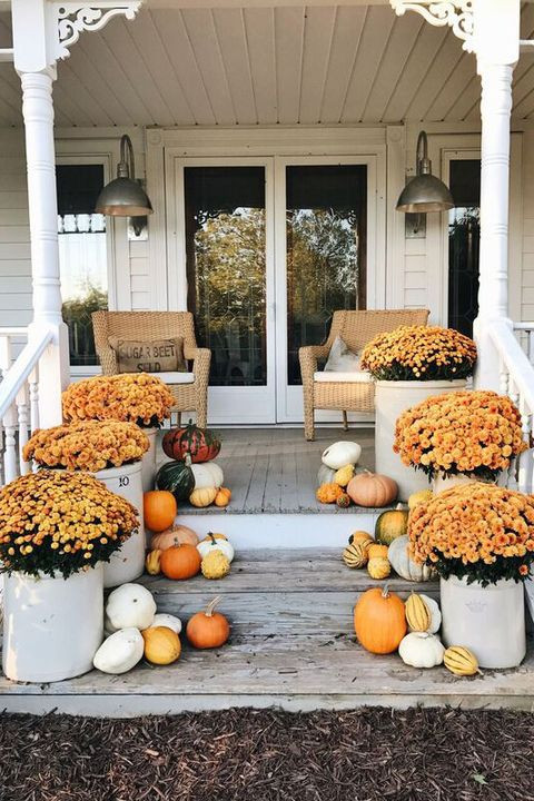Fall Decorating Ideas For Outside
 55 Fall Porch Decorating Ideas Outdoor Fall Decor