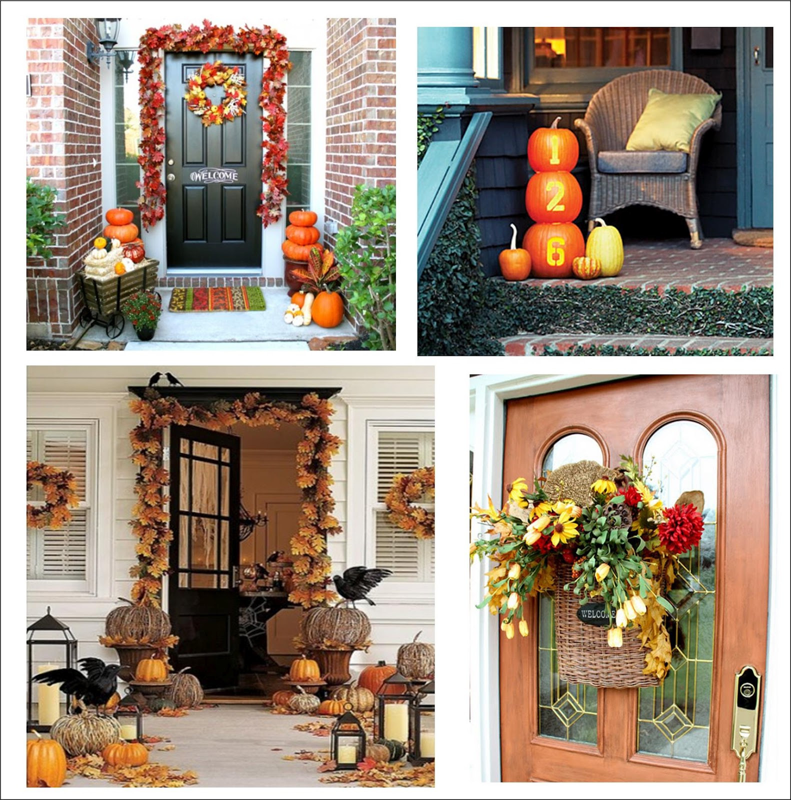 Fall Decorating Ideas For Outside
 It s Written on the Wall 90 Fall Porch Decorating Ideas