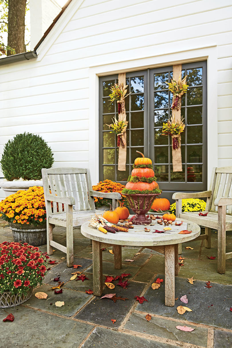 Fall Decorating Ideas For Outside
 Outdoor Decorations for Fall Southern Living