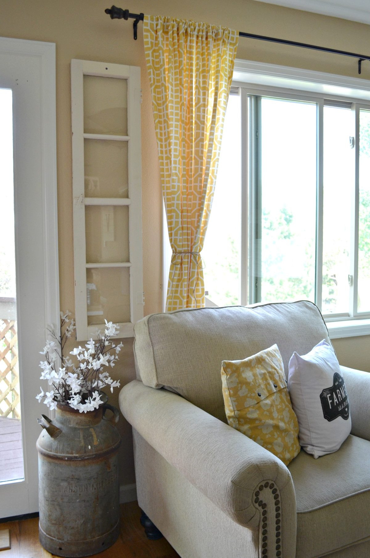Farmhouse Curtains For Living Room
 4 Reasons You Should Decorate with Old Windows Little