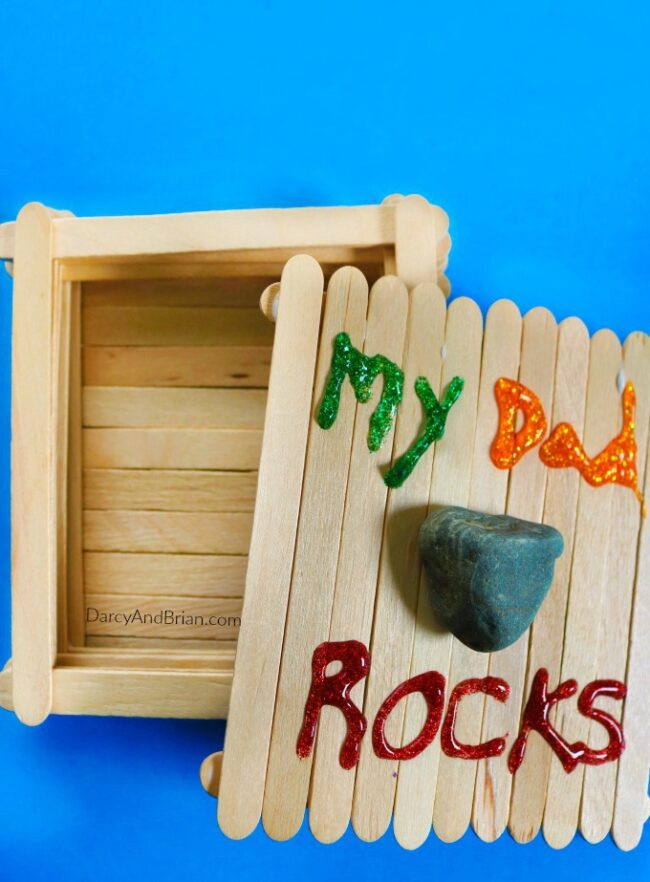 Fathers Day Crafts For Kindergarten
 My Dad Rocks Keepsake Box