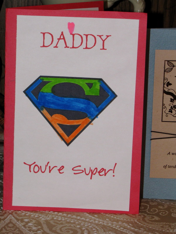 Fathers Day Crafts For Kindergarten
 Preschool Crafts for Kids Father s Day Superman Card Craft