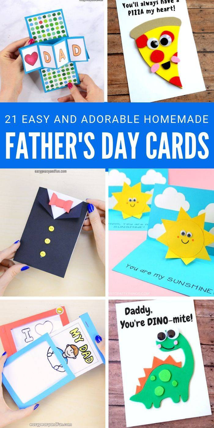 Fathers Day Ideas Cards
 21 Adorable Father s Day Card Ideas You Can Make at Home