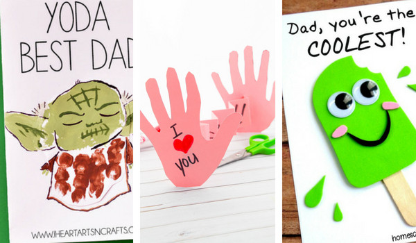 Fathers Day Ideas Cards
 Father s Day Cards Kids Can Make ⋆ Sugar Spice and Glitter