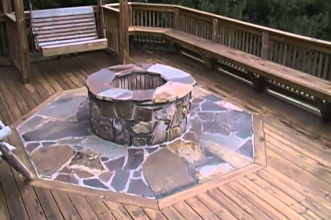 Firepit On Deck
 Building a Fire Pit on a Deck
