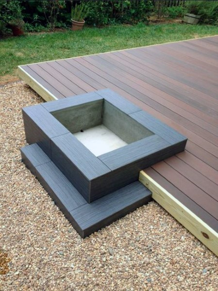 Firepit On Deck
 Top 50 Best Deck Fire Pit Ideas Wood Safe Designs