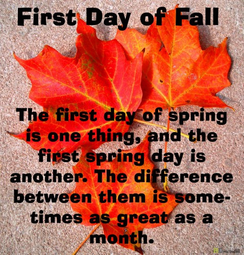 First Day Of Fall Quotes
 First Day Autumn Quotes QuotesGram