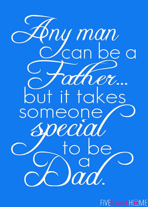 Free Fathers Day Quotes
 Father’s Day Free Printable Dad Quote
