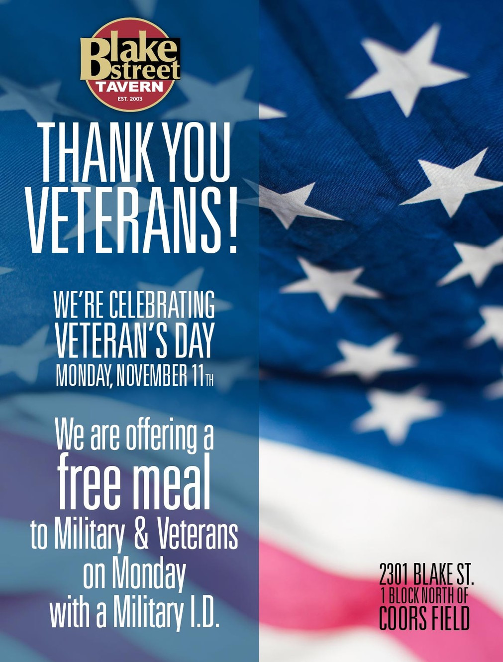 Free Food For Vets On Memorial Day
 Free Meals for Veterans on Memorial Day