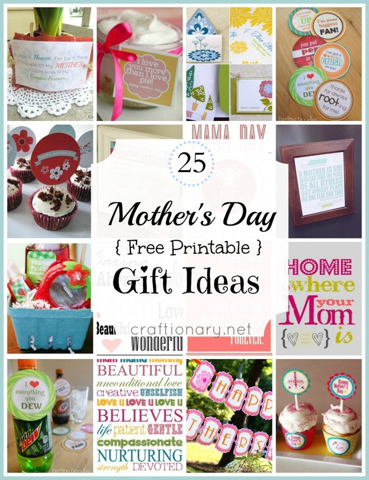 Free Mothers Day Ideas
 25 Mother s Day Free Printable Gift Ideas – PinLaVie