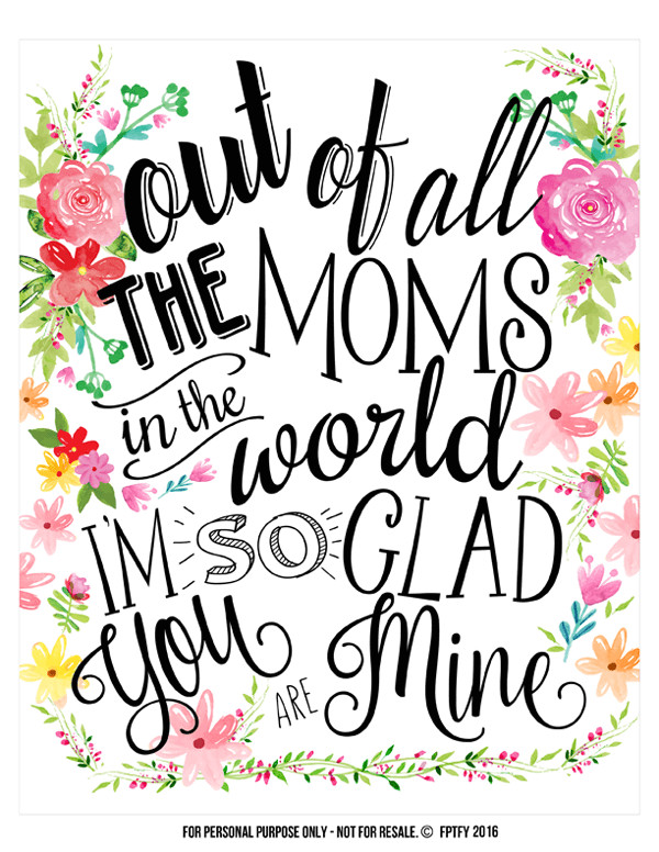 Free Mothers Day Ideas
 25 Free Mother s Day Printables I Heart Nap Time