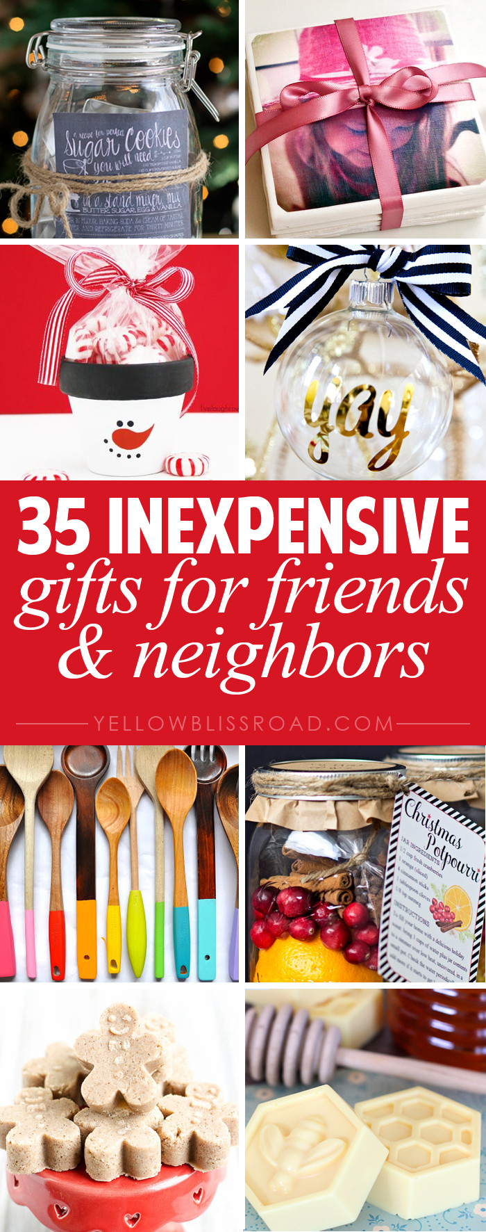 Friends Christmas Gift
 Bud Gifts Ideas for Friends and Neighbors Homemade