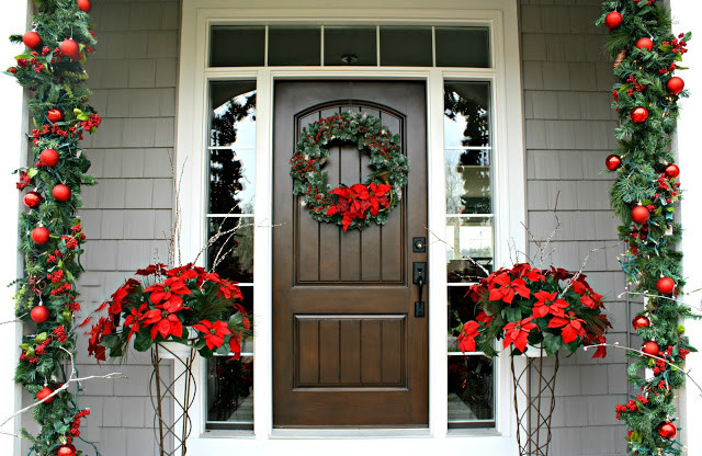 Front Door Christmas Decor Ideas
 Christmas Front Door The Lilypad Cottage