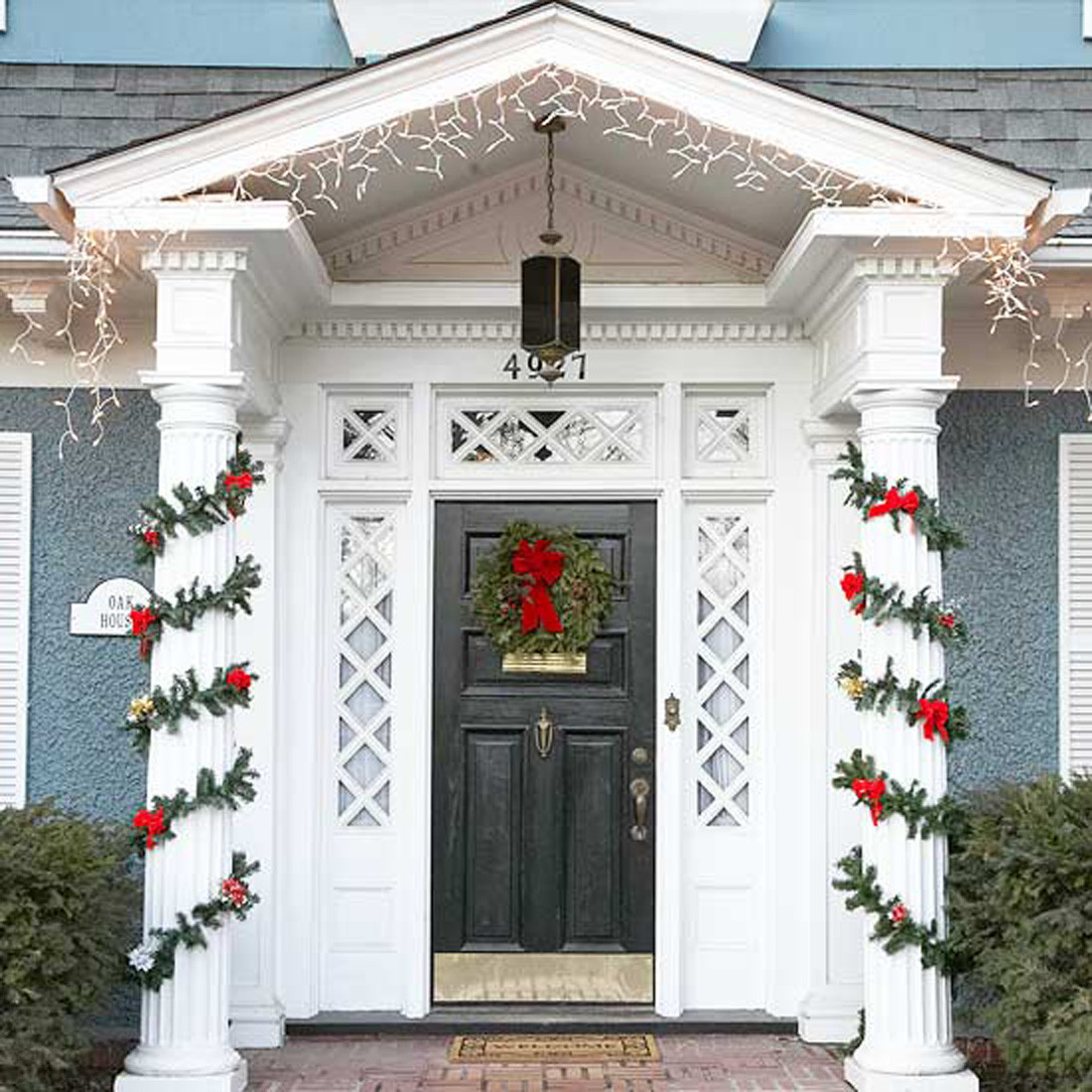 Front Door Christmas Decor Ideas
 Life and Love Front Door Holiday Decor