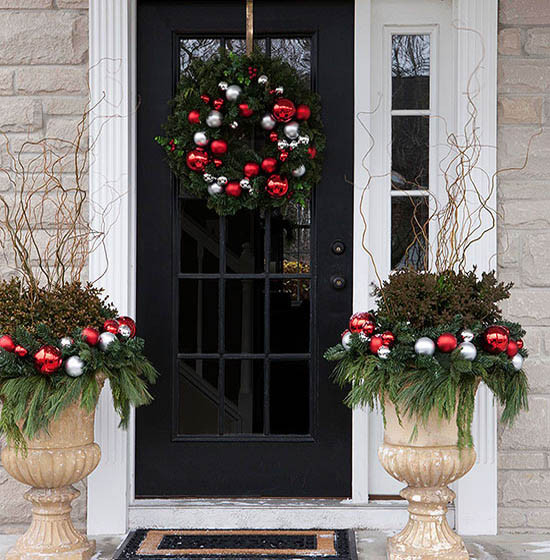 Front Door Christmas Decor Ideas
 Wonderful Christmas Front Door Decorations Ideas All