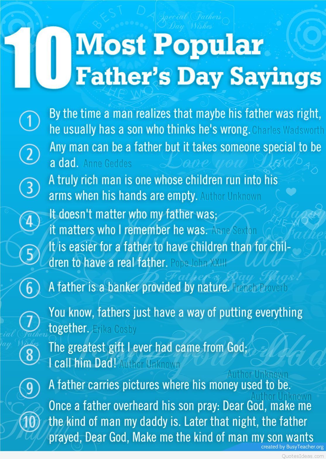 Fun Fathers Day Quotes
 Funny cards