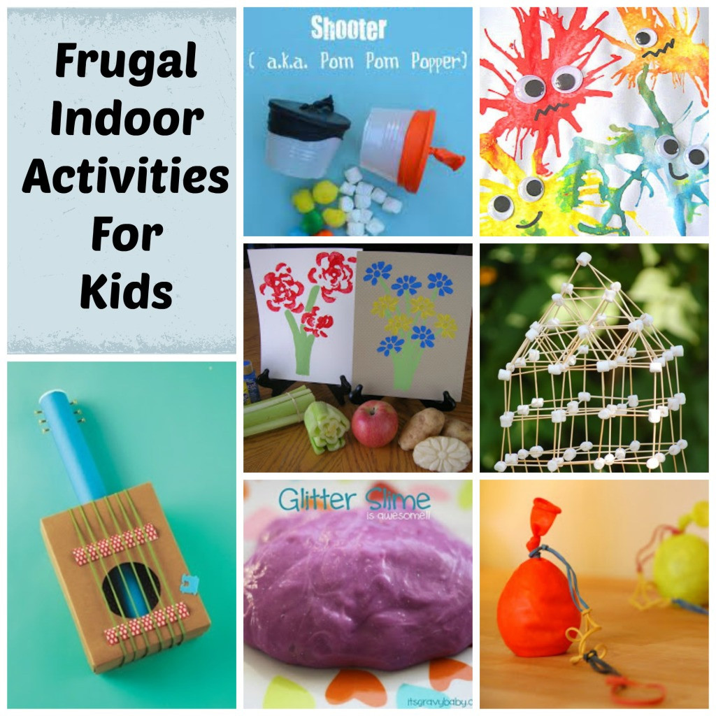 Fun Indoor Activities For Kids
 Frugal Indoor Activities for Children During Winter Part