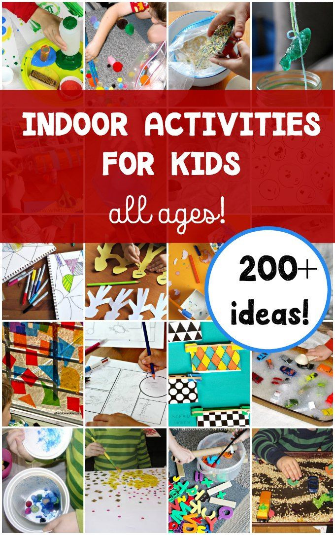 Fun Indoor Activities For Kids
 Giant List of Indoor Activities for Kids
