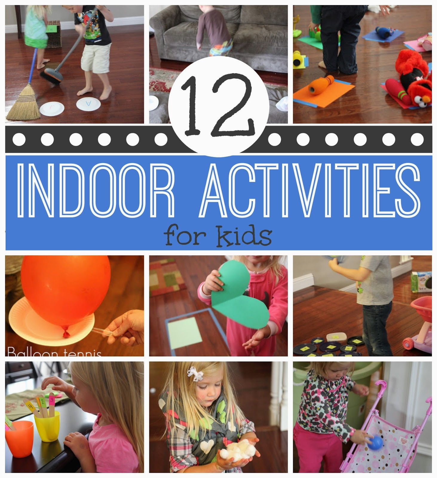 Fun Indoor Activities For Kids
 Toddler Approved 12 Active Indoor Activities for Kids