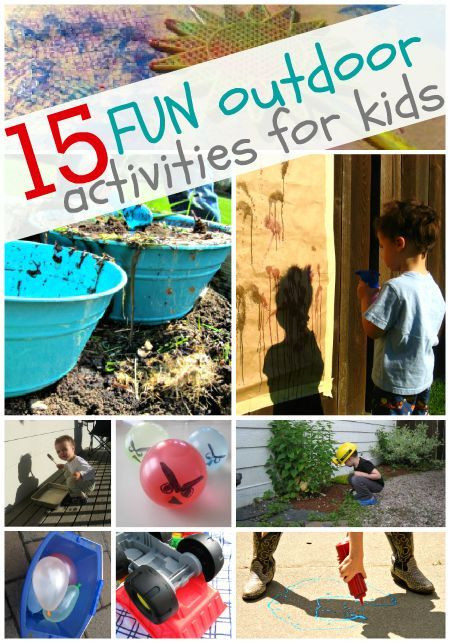 Fun Outdoor Activities For Kids
 20 best images about Boredom Busters on Pinterest