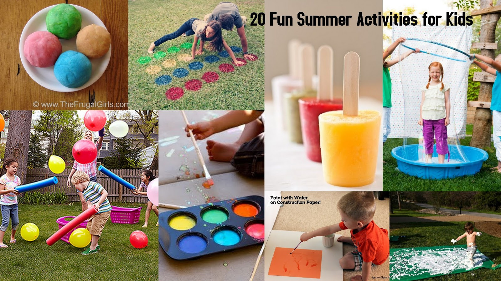 Fun Summer Activities For Toddlers
 20 Fun Summer Activities for Kids I Dig Pinterest