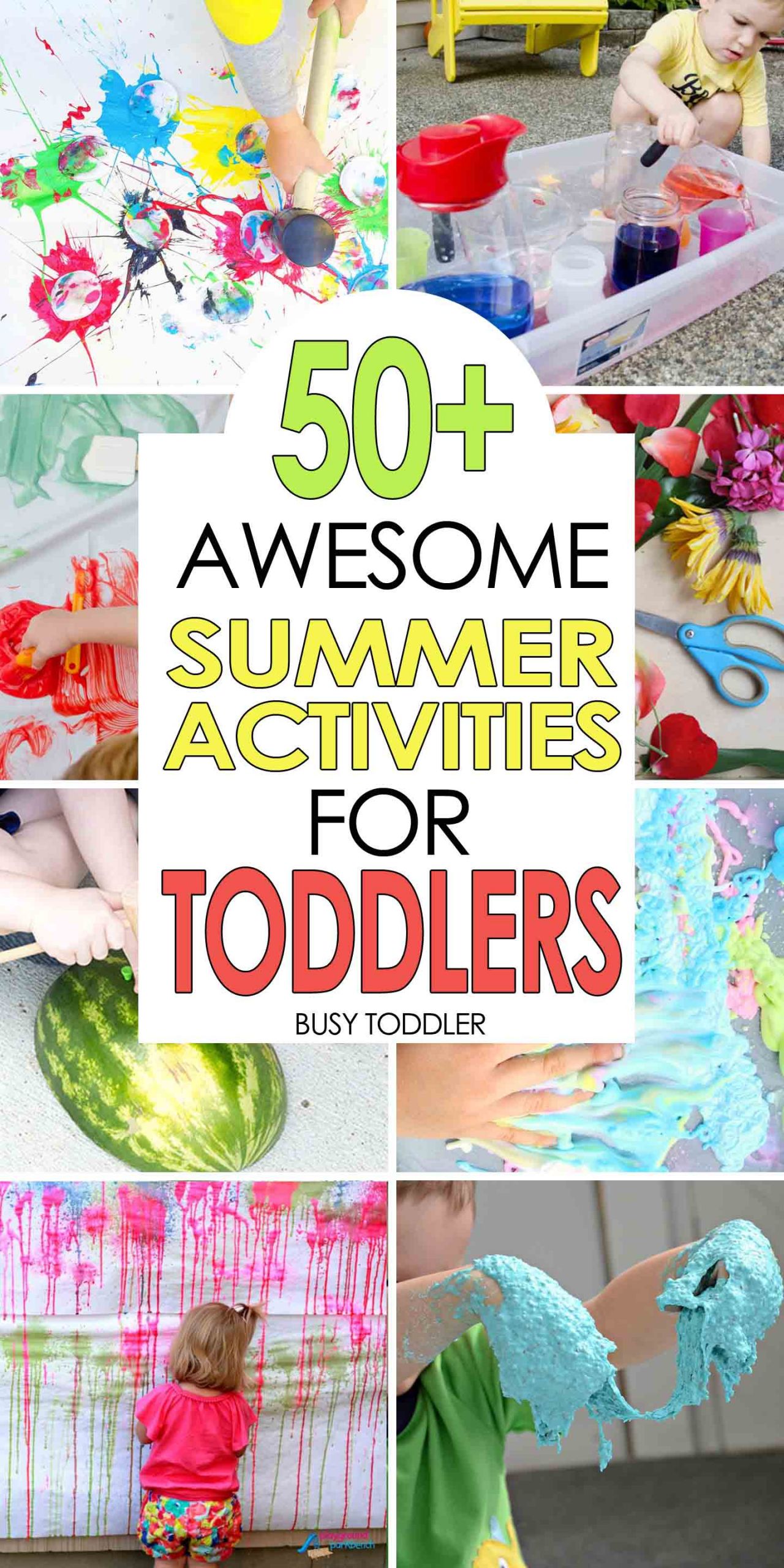 Fun Summer Activities For Toddlers
 50 Awesome Summer Activities for Toddlers Busy Toddler