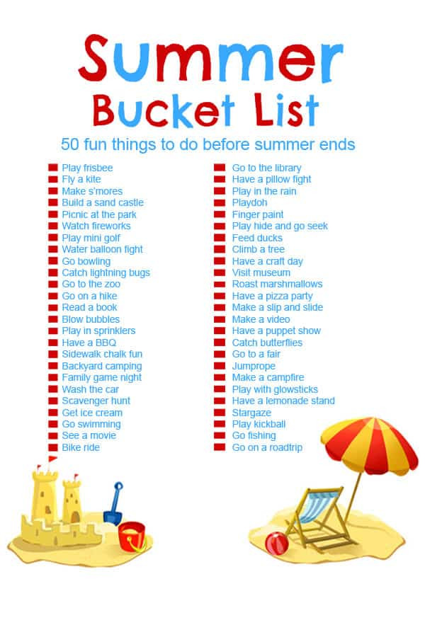 Fun Summer Activities For Toddlers
 Summer Bucket List 50 Fun Activities for Kids CincyShopper
