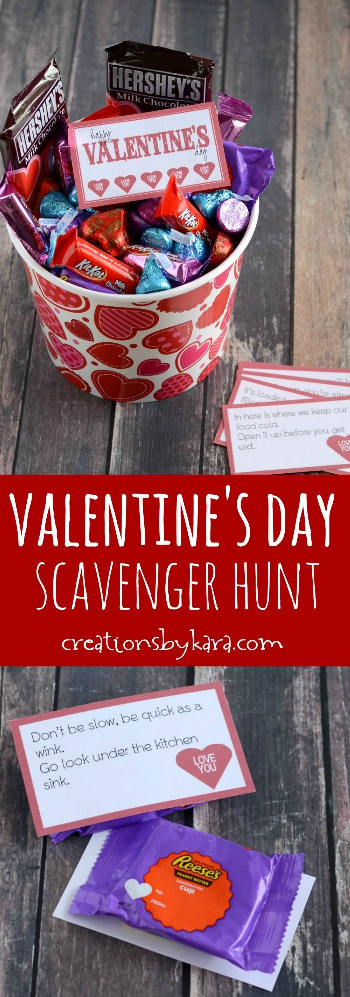 Fun Valentines Day Gifts
 Use these FREE printable clues to make a fun Valentines