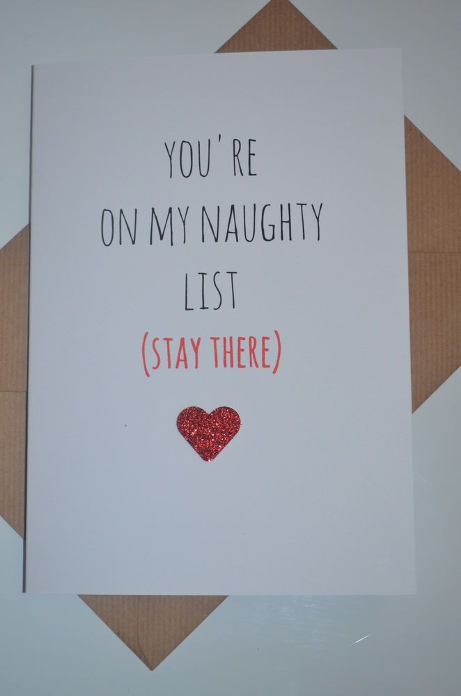 Funny Christmas Gifts For Boyfriend
 Funny Christmas Card Boyfriend Husband Partner