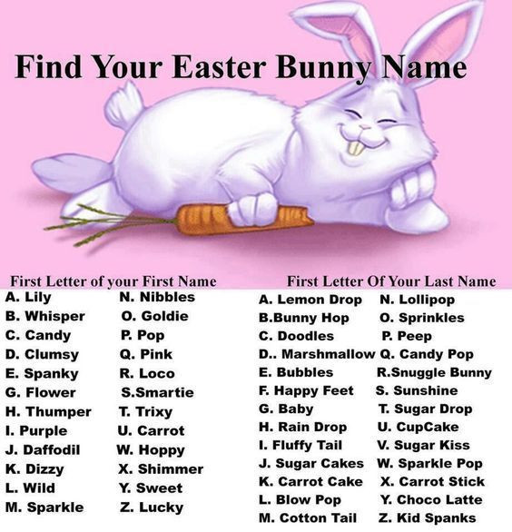 Funny Easter Quotes And Sayings
 Find Your Easter Bunny Name easter easter pictures easter