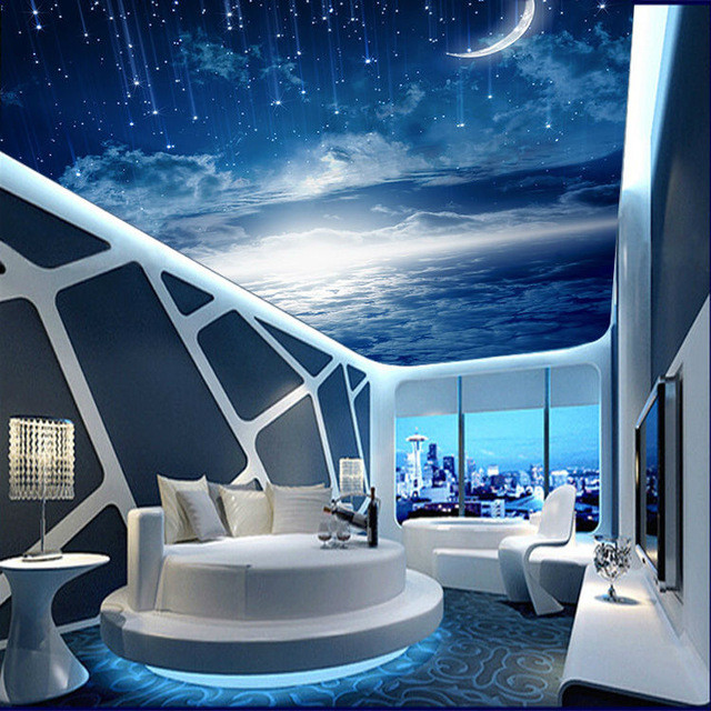 Galaxy Bedroom Wallpaper
 Galaxy wallpaper 3D View Wallpaper Bedroom Ceiling