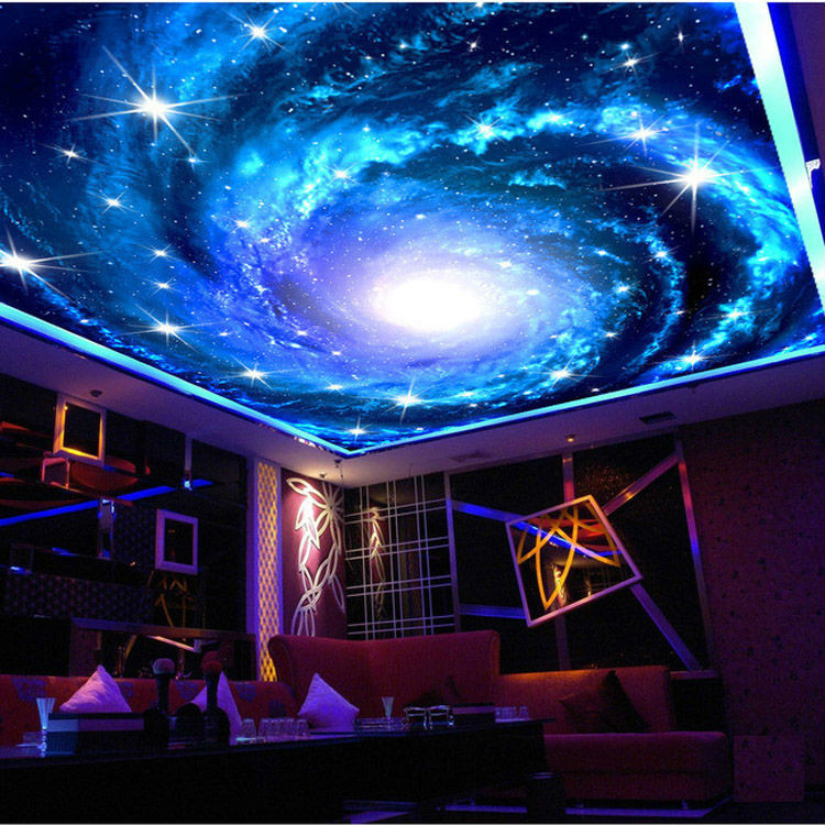 Galaxy Bedroom Wallpaper
 Charming Galaxy Wallpaper 3D Wallpaper Starry Night