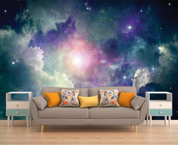 Galaxy Bedroom Wallpaper
 Space Wall Mural Outer Space Wall Mural Galaxy Wallpaper