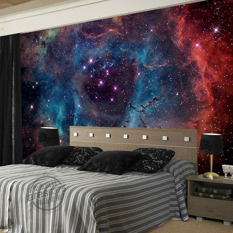 Galaxy Bedroom Wallpaper
 Gorgeous Galaxy Wallpaper Nebula wallpaper Custom 3D
