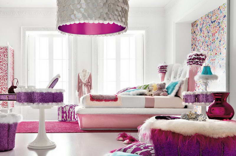 Girls Bedroom Paint Ideas
 Fantastic Teenage Girls Bedroom Painting Ideas With Purple