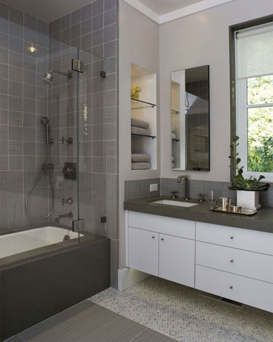Grey Bathroom Tile Combinations
 5 Ways to Make Bathroom Tile binations Modern